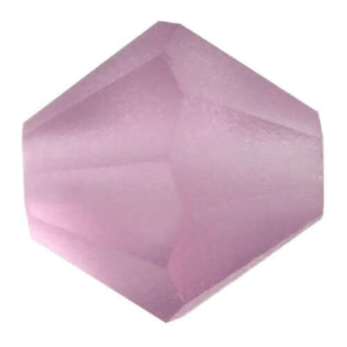 4mm x 3.6mm Light Amethyst MATT - 20020MATT - MC Rondelle Beads - 451 69 302 - Factory Pack