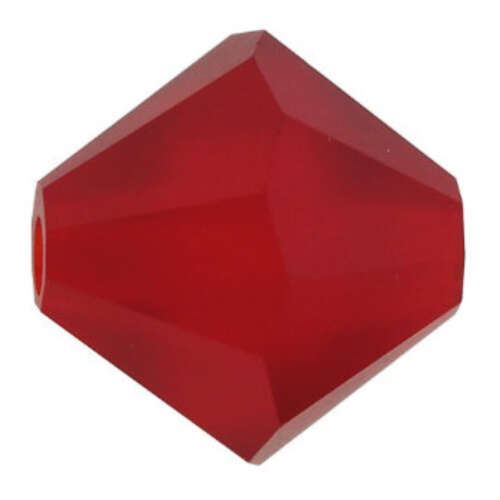 4mm x 3.6mm Light Siam MATT - 90070MATT - MC Rondelle Beads - 451 69 302 - 36 Piece Bag