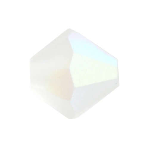 4mm x 3.6mm Crystal AB Matt - 00030ABMATT - MC Rondelle Beads - 451 69 302 - 36 Piece Bag