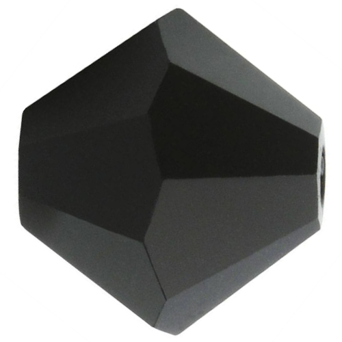 6mm x 5.7mm Jet - 23980 - MC Rondelle Beads - 451 69 302 - Factory Pack