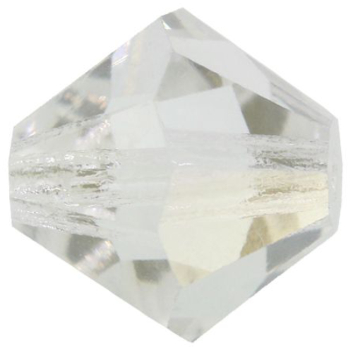 6mm x 5.7mm Crystal Argent Flare - 00030AGF - MC Rondelle Beads - 451 69 302 - Factory Pack