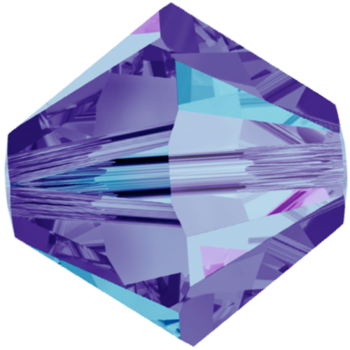 6mm x 5.7mm Crystal Heliotrope - 00030HEL - MC Rondelle Beads - 451 69 302 - Factory Pack