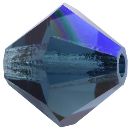 6mm x 5.7mm Montana AB - 30340AB - MC Rondelle Beads - 451 69 302 - Factory Pack