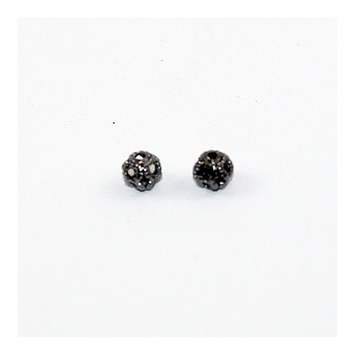4mm Filigree Ball - Gunmetal