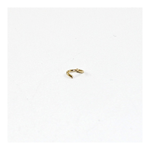 3mm x 4mm Oval Jump Rings - Brass Base - Gold