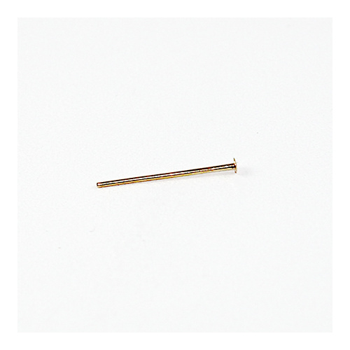 14mm Head Pin - Thin - Gold
