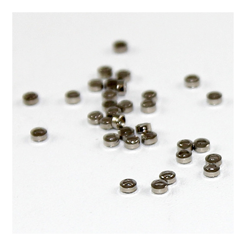 Brass Crimps - Antique Silver - Pack of 100 