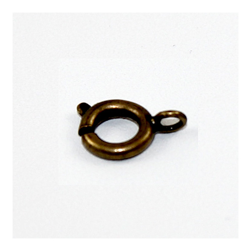 9mm Spring Bolt Ring - Antique Bronze