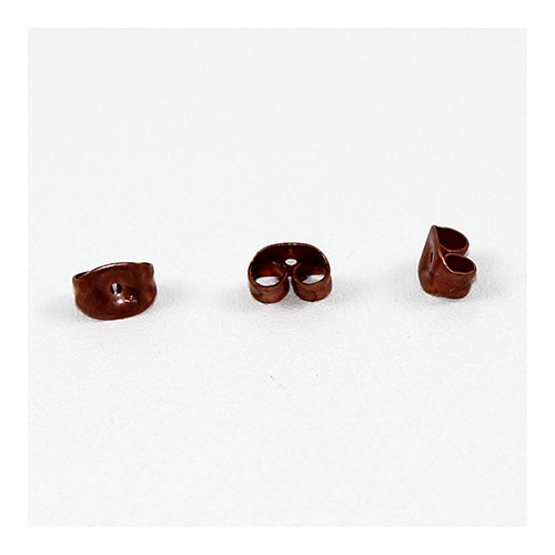 Stud Earring Back - Butterfly - Pair - Antique Copper