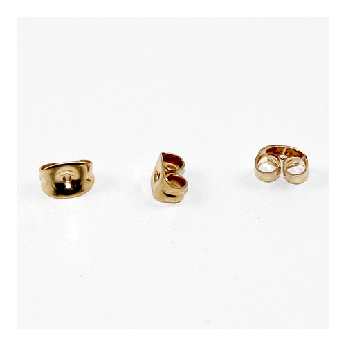 Stud Earring Back - Butterfly - Pair - Gold