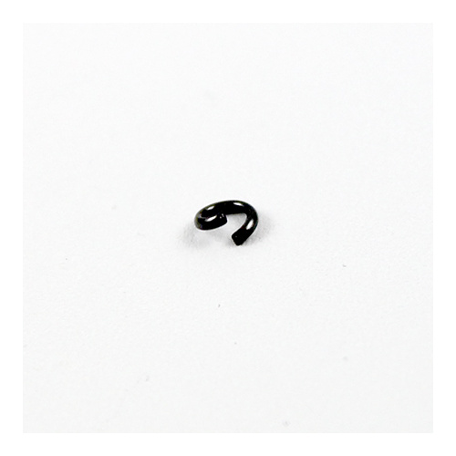 5mm x 1mm Round Jump Rings - Steel Base - Gunmetal