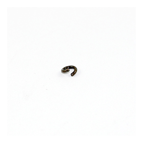 4mm x 0.8mm Round Jump Rings - Steel Base - Antique Bronze