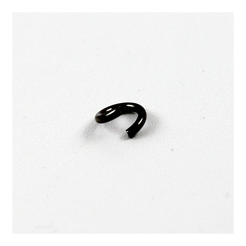 8mm x 1.4mm Round Jump Rings - Steel Base - Gunmetal