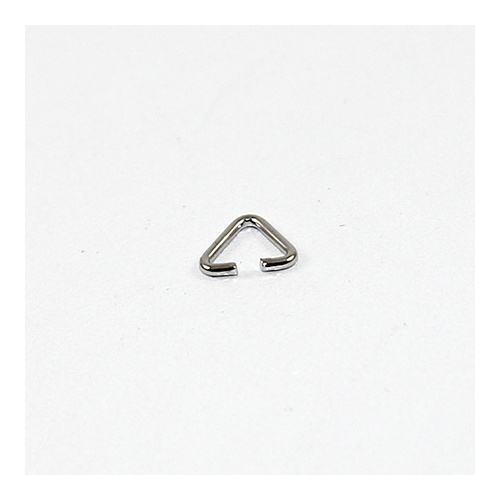 Triangle Jump Ring - Steel Base - Antique Silver