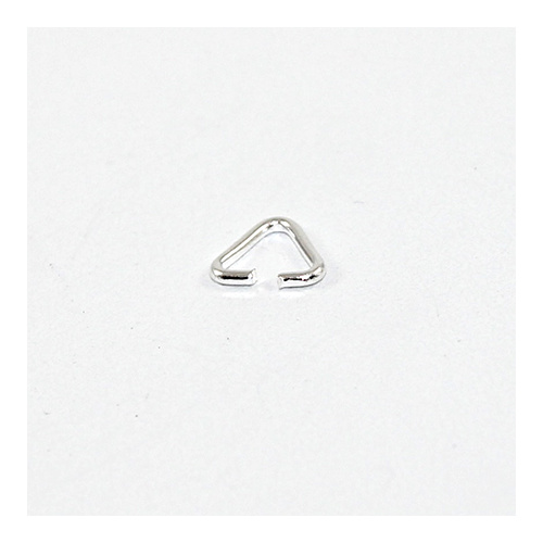 Triangle Jump Ring - Steel - Silver