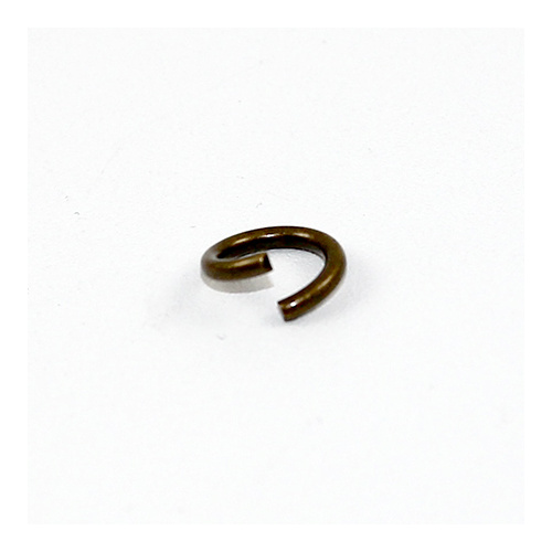 10mm x 1.5mm Round Jump Rings - Steel Base - Antique Bronze