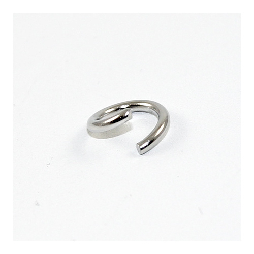 13mm x 1.8mm Round Jump Rings - Steel Base - Antique Silver