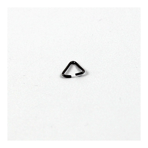 Triangle Jump Ring - Brass Based - Gunmetal