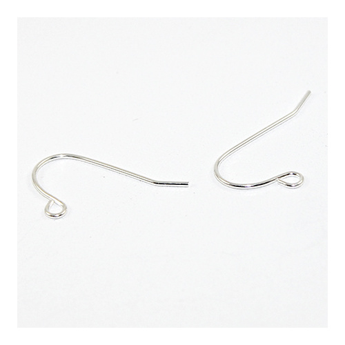 Sterling Silver French Wire Earring Hooks (10)