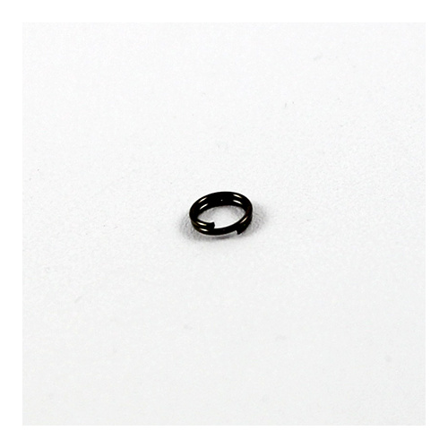 5mm Steel Split Rings - Black Nickel