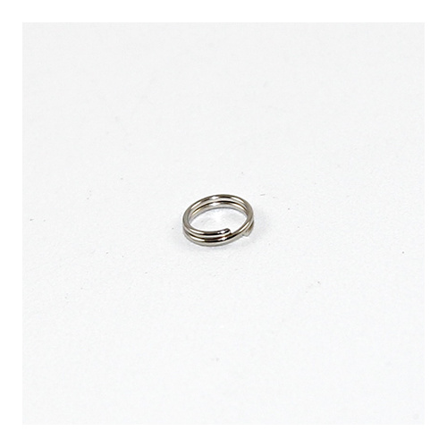 6mm Steel Split Rings - Antique Silver
