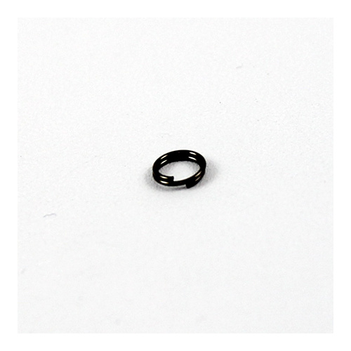 6mm Steel Split Rings - Gunmetal