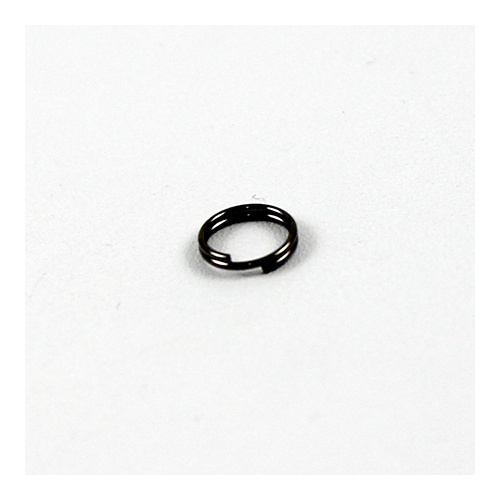 8mm Steel Split Rings - Black Nickel