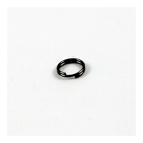 8mm Steel Split Rings - Black Nickel