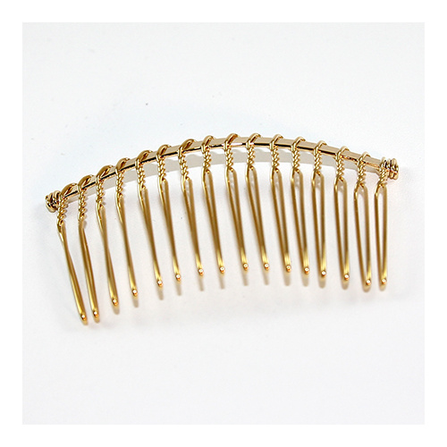 52mm Hair Comb - Gold