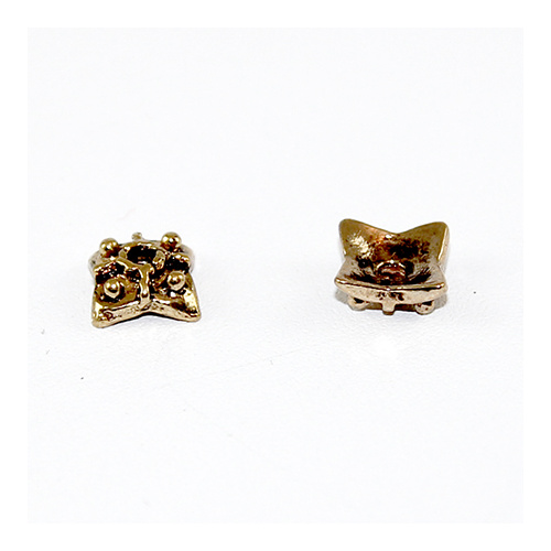 Lantern Bead Cap - Antique Gold