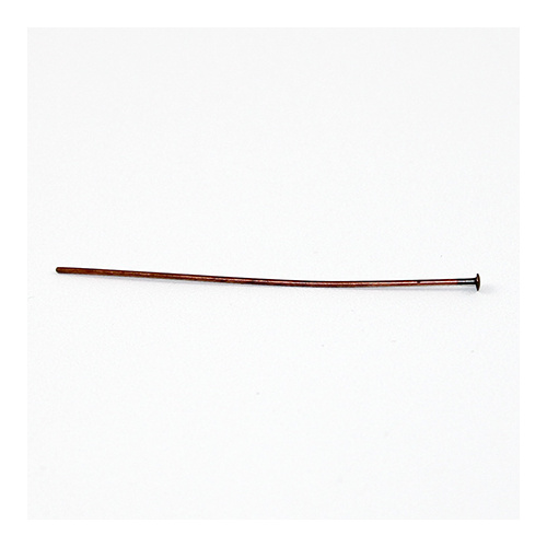 51mm x 0.7mm Head Pin - Antique Copper