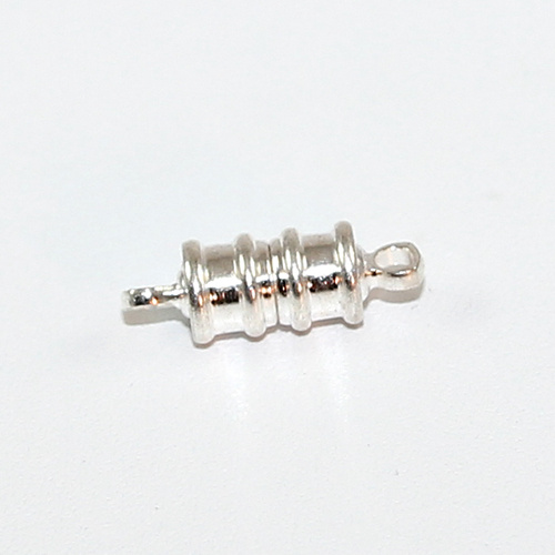 Barrel Magnetic Clasp - Silver