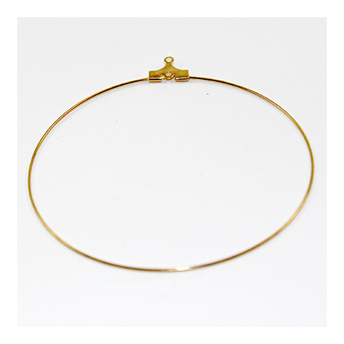 60mm Hoop - Gold