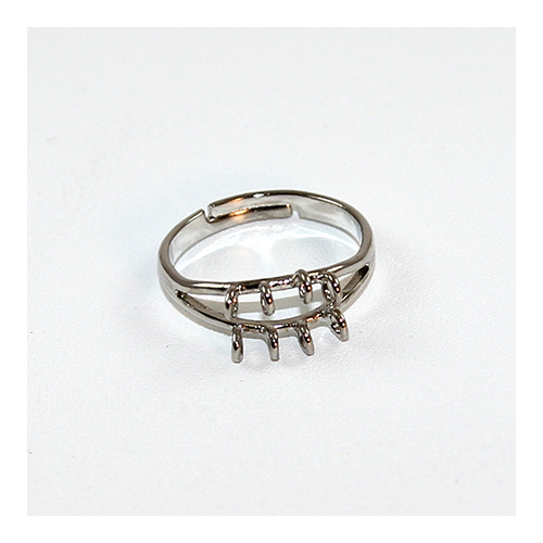 8 Loop Ring Shank - Nickel
