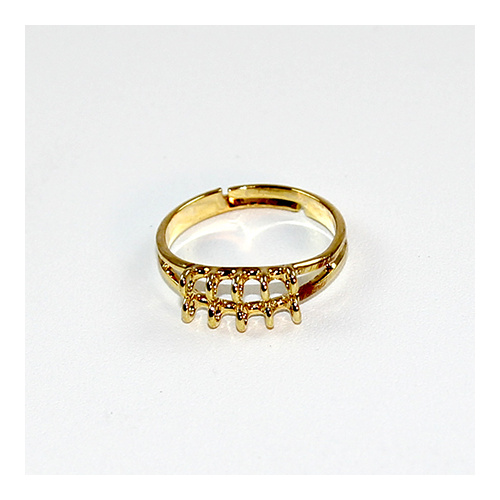 10 Loop Ring Shank - Gold
