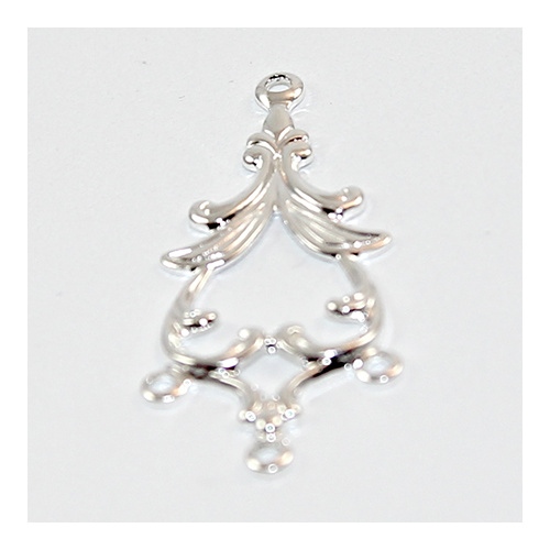1:3 Drop Filagree Narrow - Silver