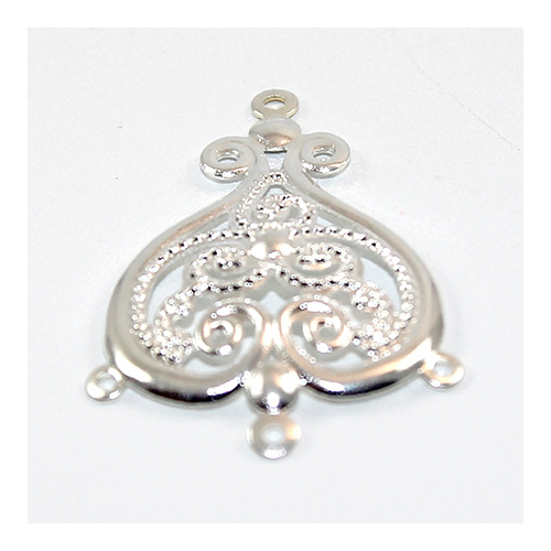 1:3 Drop Filagree Wide - Silver
