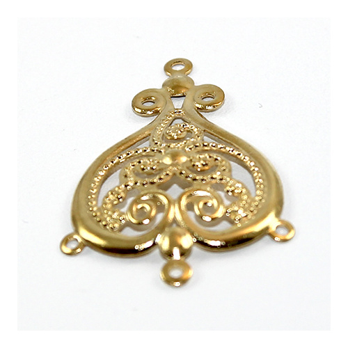 1:3 Drop Filagree Wide - Gold