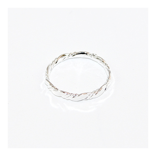 15mm Wriggle Closed Ring - Brass - Silver