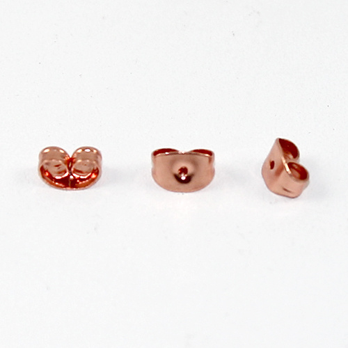 Stud Earring Back - Butterfly - Pair - Rose Gold