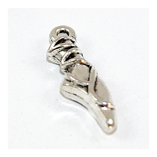 Ballet Shoes - Antique Silver