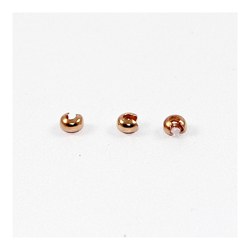 3mm Crimp Covers - Rose Gold Plated
