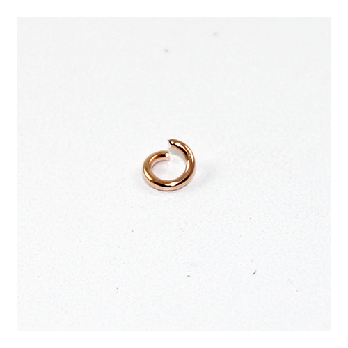 5mm Iron Jump Ring - Rose Gold Plated