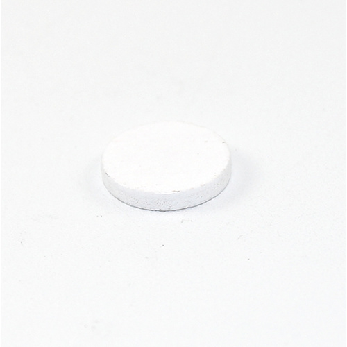 16mm Flat Wood Cabochon - White