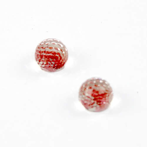 8mm Mermaid / Fish / Dragon Scale Disco Ball Cabochon - Pink