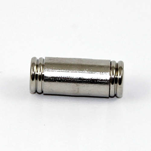 8mm Glue In Cylinder Magnet - Antique Silver