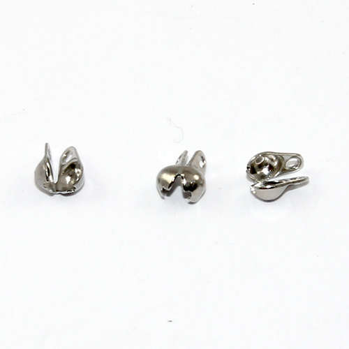 3mm Clamshell With 2 Closed Loops - Stainless Steel