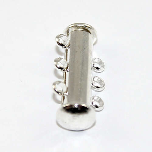 20mm 3 Strand Slide Magnet - Silver