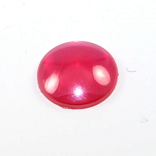 12mm Resin High Gloss Round Cabochon - Red