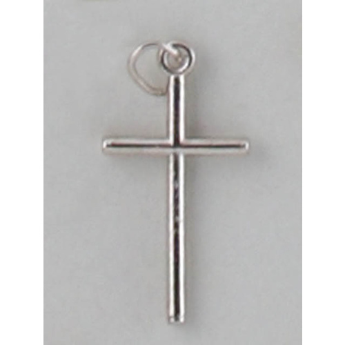 Crosses & Crucifixes - Cross 25mm  - Silver Oxide